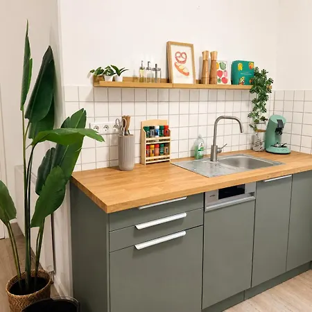 Apartmán Happy Place - Zentrales Mit Kueche - Modern, Gemuetlich, Alles Fusslaeufig