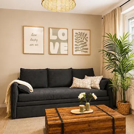Apartmán Happy Place - Zentrales Mit Kueche - Modern, Gemuetlich, Alles Fusslaeufig *